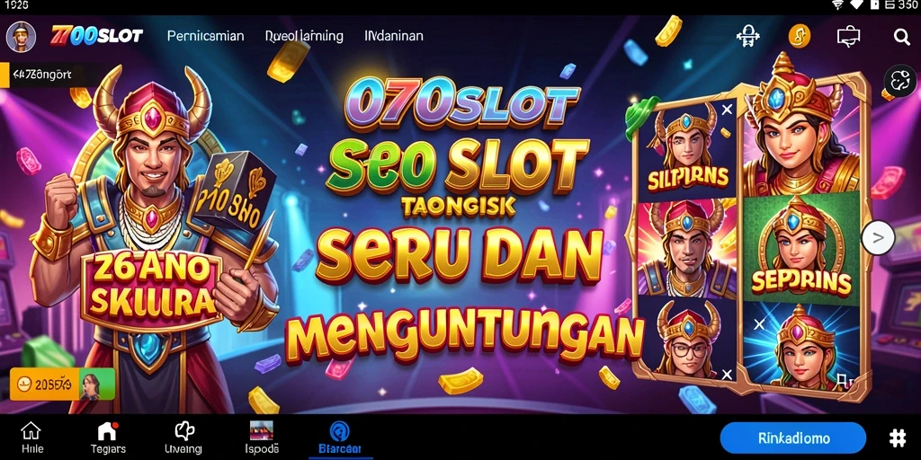 Tampilan gameplay seru dan menawan dari 070SLOT.