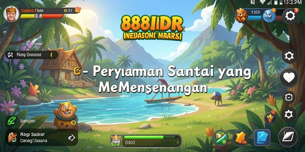 Tampilan gameplay 888IDR yang menarik dan penuh warna.