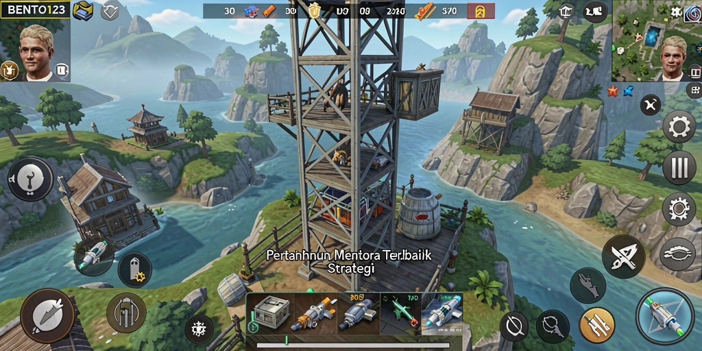 Gameplay menegangkan dalam pertahanan menara BENTO123.