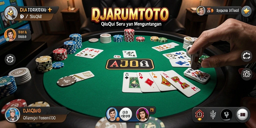 Tampilan gameplay QiuQiu yang seru dan penuh strategi.