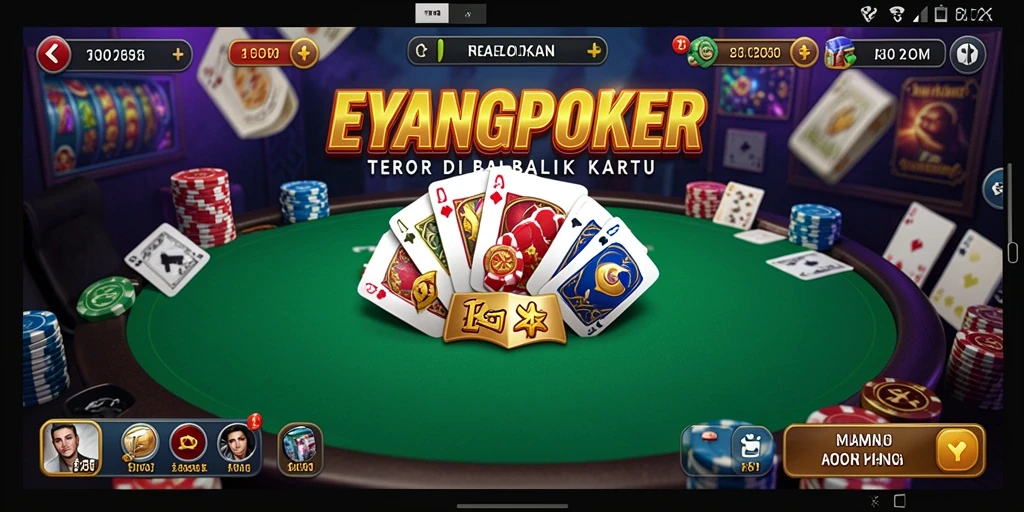 Tangkapan layar gameplay <strong>EYANGPOKER</strong> menunjukkan suasana horor yang mendalam.