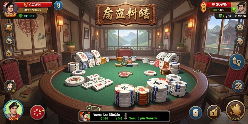 Tampilan gameplay QiuQiu yang menarik dan seru.
