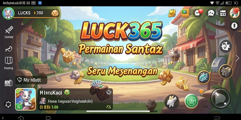 Tampilan seru gameplay LUCK365 yang mengasyikkan dan penuh warna.