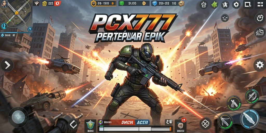 Gameplay seru dan menegangkan di PCX777, penuh aksi seru.