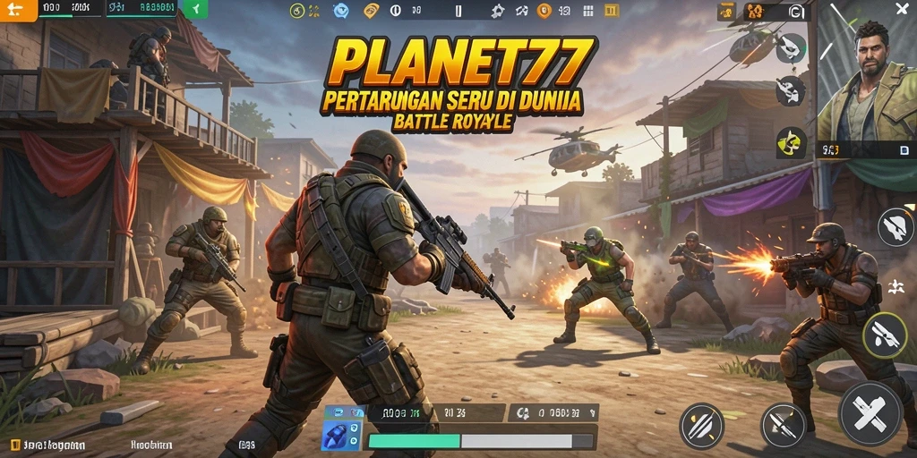 Pengalaman intens bertarung dalam Battle Royale PLANET77.