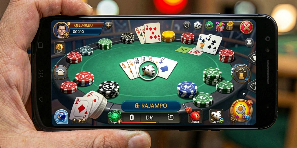 Tampilan gameplay QiuQiu yang menarik dan interaktif.