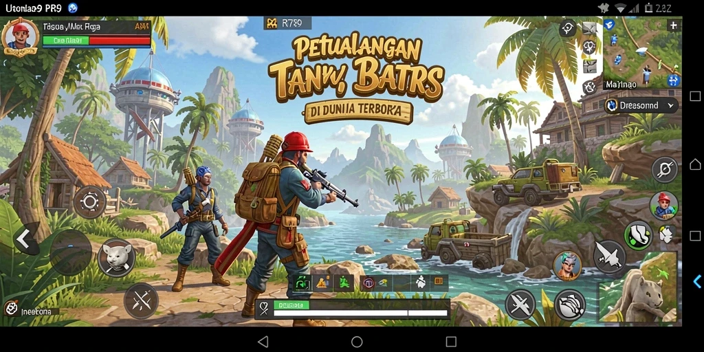 Screenshot gameplay RR789 yang menampilkan petualangan seru di dunia terbuka.