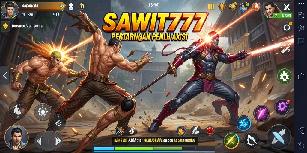 Gameplay seru dan intens di SAWIT777.
