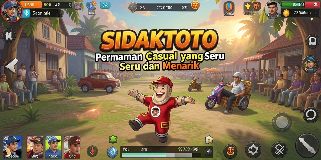Tampilan gameplay SIDAKTOTO yang seru dan interaktif.