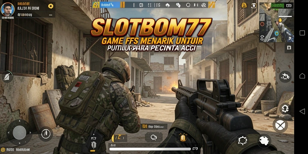 SLOTBOM77 menampilkan gameplay menegangkan dengan aksi tembak-menembak yang dinamis.